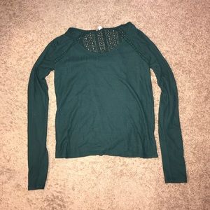 Lucky Brand Green Blouse